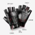 Half finger leather gloves, men's sports motorcycle, outdoor riding, retro Harley motorcycle, handsome, exposed finger racing equipment