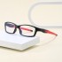 Detachable glasses legs anti blue light glasses frame 2024 new European and American personalized trend flat light glasses source manufacturer