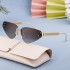 2024 New European and American Fashion Frameless Diamond Sunglasses for Women Outdoor Street Photography Sunglasses for Women Cross border Wholesale Shapes