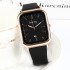 New style fashionable student women's watch, women's square silicone simple temperament, niche light luxury calendar, high-end feel