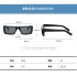 European and American punk series rectangular sunglasses 2023 new model focuses on fashion runway glasses 2094 men's and women's sunglasses trend