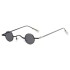 2024 ultra small frame circular retro sunglasses for men and women, mini high-quality stage mirror, traitor sunglasses, hip-hop sunglasses