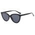 European and American trendy cat eye multi-color lens sunglasses 2418 new fashionable sunshade sunglasses for women can be sent as a set