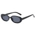 Cross border 2022 new European and American fashion oval cow color retro sunglasses with small frame INS style personalized sunglasses