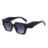 2022 New Fashionable Cat Eye Wide Mirror Leg Sunglasses for Women Ins Foreign Trade Wholesale Sunglasses UV Protection