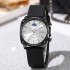 New style men's watch, men's style, high-end brand, trendy student party, waterproof, niche, simple and atmospheric