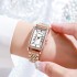 New popular foreign trade women's watch, women's style rectangular niche student steel strip fashion Korean version Guangzhou watch