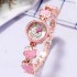 New KT Cat Watch Women's Fashion Cute Children's Bracelet Steel Belt Watch Women's Student Electronic Quartz Watch