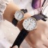 Authentic new fashionable women's watch, women's watch, couple watch, student belt, thin electronic leisure quartz watch