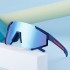 2024 New Fashionable Conjoined Large Frame Sunglasses for Men's Trendy Outdoor Cycling Sports Colorful Sunglasses for Women Cross border Wholesale