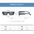 Cross border hot selling new sunglasses trend rectangular box show atmosphere sunglasses personality anime sunglasses