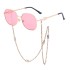 Chain sunglasses for women, 2022 new model, internet celebrity, same style, anti drop chain hanging rope, same style, irregular sunglasses, female trend