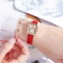 New fashion watch for women's life waterproof Korean version simple small rectangle Tiktok live broadcast popular with goods