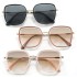 Shake sound popular 2024 new metal sunglasses 7762 temperament big frame fashion versatile sunglasses