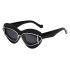 2024 New European and American Fashion Cat Eye Sunglasses Female Internet Celebrity Same Style Y2K Small Frame Sunglasses Female Trendy Sunglasses