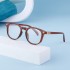 2023 new fashionable round frame optical frame for men's trendy Korean version can be paired with nearsighted glasses frame for men's cross-border flat glasses