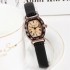 Wine barrel shaped ladies' watch, women's style, high-end, retro, niche, fashionable, compact, exquisite, student fashion, women's watch