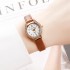 24 year fashion new style women's watch, women's watch, niche, light luxury, clever, student, high-end, retro leather watch, quartz watch