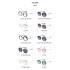 European and American Fashion Round Frame Sunglasses for Women's Trendy Leopard Head Anti Blue Light Diamond Set Large Frame Sunglasses for Women 2022 New Edition