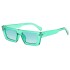 Cross border hot selling new sunglasses trend rectangular box show atmosphere sunglasses personality anime sunglasses