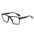 2024 New Student Flat Light Glasses Silicone Anti slip Leg Spring Foot Retro Small Box Can be Paired with Degree Glasses