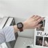 New Fashion Student Korean Edition Minimalist Women's Watch Male Couple Trendy Japanese Casual Silicone Tape Quartz Watch