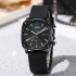 New style men's watch, men's style, high-end brand, trendy student party, waterproof, niche, simple and atmospheric