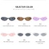 Source Factory Product 2021 New Retro Water Drop Elliptical Frame INS Style Personalized Sunglasses Trendy Hip Hop Sunglasses