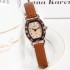 Wine barrel shaped ladies' watch, women's style, high-end, retro, niche, fashionable, compact, exquisite, student fashion, women's watch