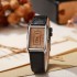 New Fashion Women's Watch Women's Belt Square Dial Couple Watch Student Casual Quartz Fashion Watch