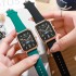 24 new styles, fashionable men's and women's watches, niche high-end sense, student rectangular tape calendar, quartz watch