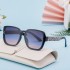 2024 New European and American Fashion Large Frame Square Sunglasses for Women Outdoor Street Photography Sunglasses for Women Cross border Wholesale Shapes