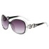 Factory new trendy and fashionable sunglasses 9509 large frame sunglasses for women with jade crystal texture sunglasses