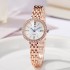 Popular New Product Fashion Women's Watch Women's Style Diamond Inlaid Korean Edition Steel Belt Bracelet Guangzhou Watch Student Party Cross border