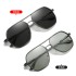 2021 new aluminum magnesium polarized sunglasses 8692 day and night dual-use color changing sunglasses for men driving, fishing, one mirror, two uses