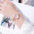 New style fashionable Korean women's watch, female high school student steel strap bracelet, simple temperament, high-end quartz watch