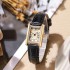 New Fashionable Retro Style Women's Watch Small Rectangular Style Student Belt Versatile Korean Edition Hot Selling Quartz Watch