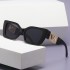 European and American Fashion Small Box Sunglasses for Women, Trendy Cat Eyes with Diamond Inlaid Men's Sunglasses, Cross border Wholesale 2023