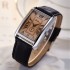 New Fashion Women's Watch Women's Belt Square Dial Couple Watch Student Casual Quartz Fashion Watch