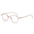 New Artistic Women's Round Frame Myopia Glasses Frame Pure Titanium Glasses Frame Can be Paired with Titanium Frame Fashion Glasses Frame 6938