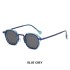 2024 Internet Celebrity Same Style Sunglasses Men's Trendy Retro Steampunk Small Box Anti Blue Light Sun Glasses Frame