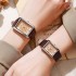 New Fashion Women's Watch Women's Belt Square Dial Couple Watch Student Casual Quartz Fashion Watch