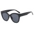 Personalized Haze Leopard 2414 New Fashion Sunglasses Cat Eye Large Frame Sunglasses Korean Versatile Sunglasses