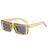 Cool and fashionable square diamond punk sunglasses 2024 new Y2 technology sunglasses cross-border trendy sunglasses