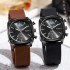 New style men's watch, men's style, high-end brand, trendy student party, waterproof, niche, simple and atmospheric