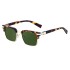 2023 New Retro Box Sunglasses Men's Eyebrow Frame Anti UV Sunglasses Men's Cross border Wholesale Shapes