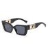 European and American Fashion Small Box Sunglasses for Women, Trendy Cat Eyes with Diamond Inlaid Men's Sunglasses, Cross border Wholesale 2023