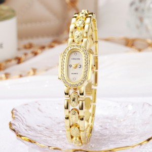 New Foreign Trade Women's Watch, Women's Style, Small and Exquisite, Elliptical, Medieval, Light Luxury, Student Wholesale, Cross border