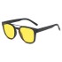 2021 New Men's Full Frame Double Beam Toad Glasses European and American Men's Retro Large Frame Sunglasses Driving Sunglasses