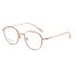 2024 Fashion Square Round Face Small Optical Mirror Retro Anti Blue Light Pure Titanium Frame Glasses Artistic Ins Flat Mirror